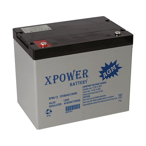 XP80-12  12V-80Ah